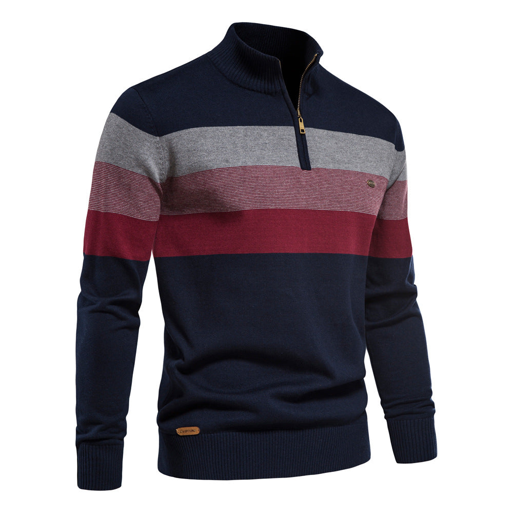 Relenzo - Men's Patchwork Sweater