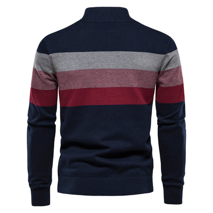 Relenzo - Men's Patchwork Sweater