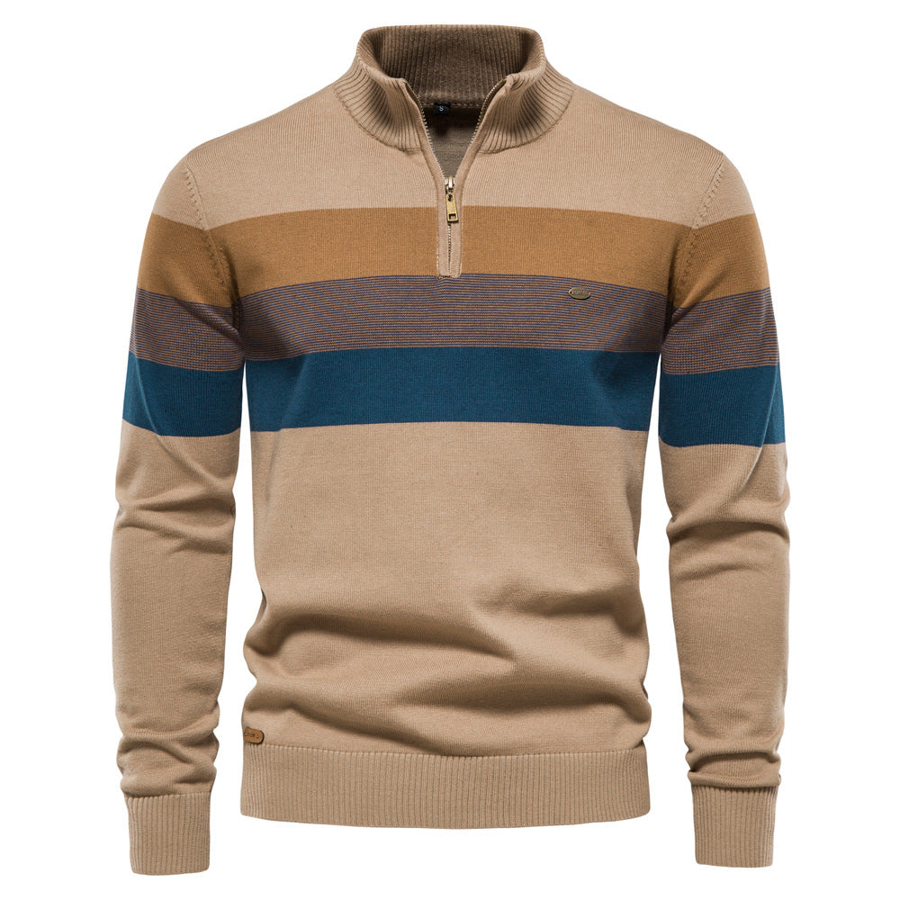 Relenzo - Men's Patchwork Sweater