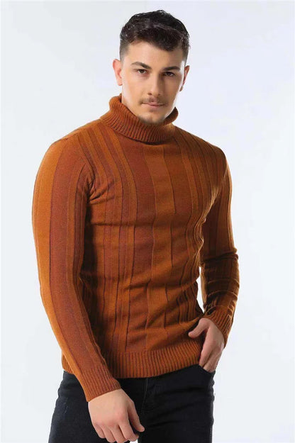 Relenzo - Men's Winter Turtleneck Sweater